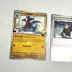 Team Rocket's Petrel Pokemon Prize Pack Series 8 Promo Pokemon Card NM/LP - Image 2