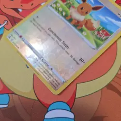 Pokemon TCG Card Eevee Fusion Strike Reverse Holo 205/264 NM/M NEVER PLAYED! - Image 5