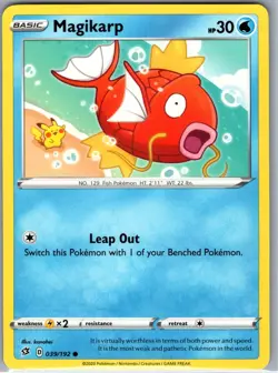 Magikarp 39/192 Non Holo SWSH02: Rebel Clash - Pokemon Card - NM - Image 1