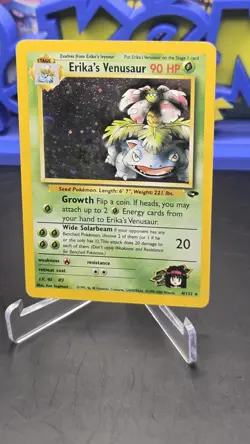 Erika's Venusaur 4/132 Gym Challenge Holo Rare Pokemon Card - Image 2