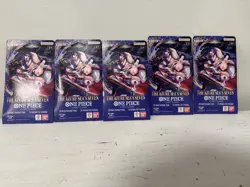 Lot of 5 OP14 EB04 The Azure Sea’s Seven One Piece Card Game Sleeved Booster New - Image 2