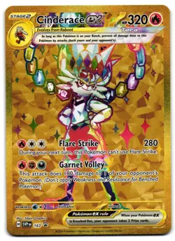 Cinderace ex 163 - Scarlet & Violet Promo Pokemon TCG - NM Card - Image 1