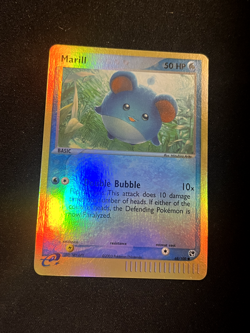 Marill 68/100 EX Sandstorm Reverse Holo Pokemon Card TCG - Image 1