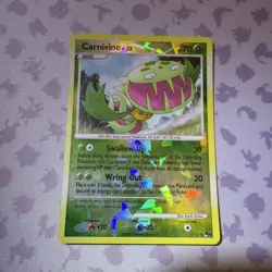 Carnivine 7/17 POP Series Promos 8 Reverse Holo Cracked Ice Pokemon card MP - Image 1