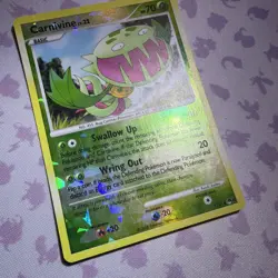 Carnivine 7/17 POP Series Promos 8 Reverse Holo Cracked Ice Pokemon card MP - Image 3