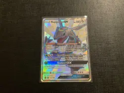 Rayquaza GX 177A/168 Alternate Art Holo Shiny WITH SLEEVE pokemon TCG card 2019 - Image 2