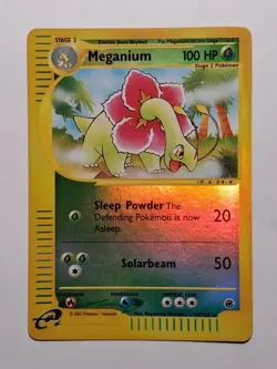 Meganium Reverse Holo Rare Pokemon Card - Expedition 53/165 - Image 1
