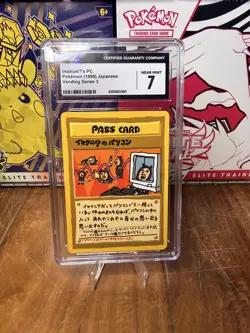 CGC 7 Near Mint ImakuniU's PC 1998 Vending Series 3 Japanese Pokemon Card - Image 1
