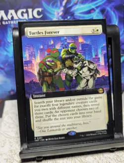 MTG Teenage Mutant Ninja Turtles Turtles Forever 261, NM, Extended Art, Regular - Image 1