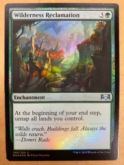 MTG 1x FOIL Wilderness Reclamation 149 Ravnica Allegiance Magic Gathering x1 NM - Image 1