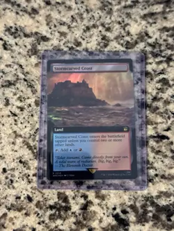 MTG Doctor Who Stormcarved Coast Extended Art Foil 0518 NM Rare - Image 1