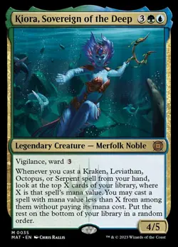 [1x] Kiora, Sovereign of the Deep Near Mint, English The Aftermath MTG Magic - Image 1