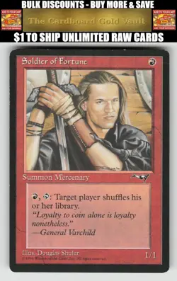 Magic_the_gathering Alliances # Soldier of Fortune - Image 1