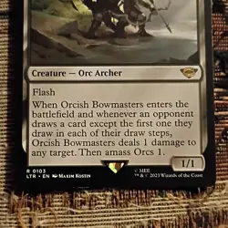 Orcish Bowmasters Rare Creature Universes Beyond LOTR MTG #103 - Image 2