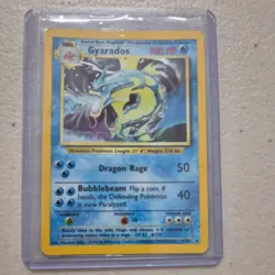 Gyarados Holo Base Set 6/102 Vintage 1999 Pokemon Card WOTC Rare - Image 1