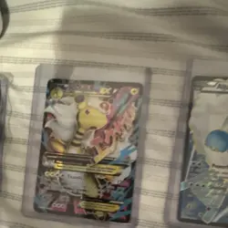 Pokemon TCG Holo, Foil, Full Art Card Lot - Charizard, Jirachi, Mew, Blaziken - Image 5
