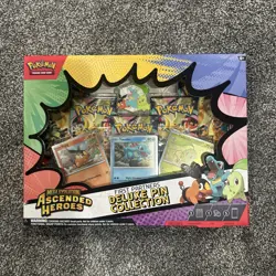 Pokemon TCG: Mega Evolution Ascended Heroes Deluxe Pin Collection Factory Sealed - Image 1