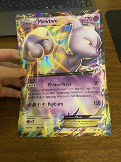 Mewtwo EX XY183 Jumbo Oversized Promo Pokemon Card - 2016 - NM/LP - Image 2