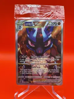 Lucario VSTAR Promo SWSH291 Crown Zenith ETB Pokemon Card English - SEALED - Image 1