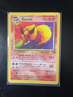 1999 Pokemon Jungle Rare Lot Flareon Pinsir Scyther Mr. Mime - Image 2