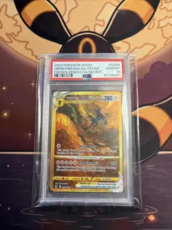 2023 POKEMON SWSH CROWN ZENITH #GG68 FULL ART/ORIGIN FORME DIALGA VSTAR PSA 10 - Image 1