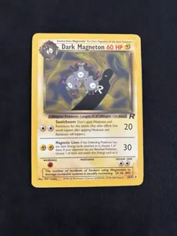 Dark Magneton 28/82 Team Rocket Regular Pokemon TCG - MP - Image 1
