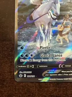 Ice Rider Calyrex V 164/198 Pokemon TCG Chilling Reign MINOR DING - Image 5