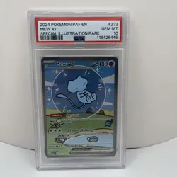 Paldean Fates Bubble Mew ex 232/091 Pokemon 2024 PSA 10 ORIGINAL OWNER - Image 1