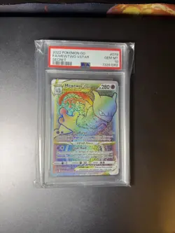 Mewtwo VSTAR (Secret) 079/078 Pokemon GO Holo Rainbow PSA 10 - Image 1