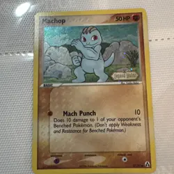 Pokemon TCG 2006 Legend Maker Machop 57/92 Stamped Reverse Holo Near Mint - Image 2