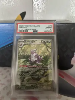 Pokemon Mew EN Nidoking Illustration Rare Holo 174/165 PSA 10 - Image 1