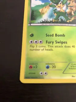 Pokemon TCG Simisage Black and White 8/114 Reverse Holo Uncommon LP - Image 4
