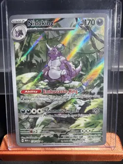 Nidoking 151 2023 Holo Rare Mint Pokemon TCG Scarlet & Violet 174/165 - Image 1