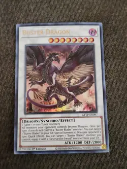 1x (NM) Buster Dragon - GFTP-EN097 - Ultra Rare - 1st Edition YuGiOh - Image 3
