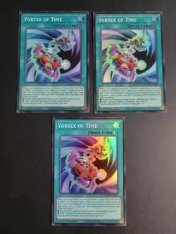 Vortex of Time (X3) MZMU-EN009 Super Rare Yugioh Maze of Muertos - Image 1