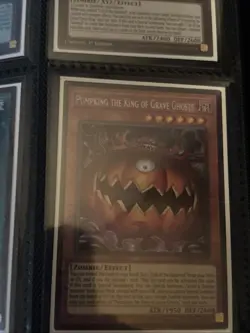 Yugioh! Pumpking the King of Grave Ghosts MZMU-EN001 Secret Rare 1st Ed NM - Image 1
