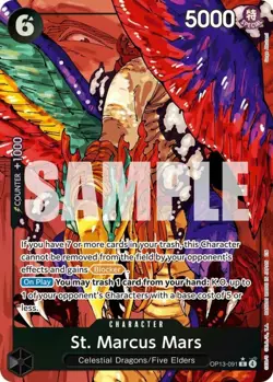 One Piece St. Marcus Mars (Alternate Art) - OP13-091 - R - Foil, Near Mint Carry - Image 1