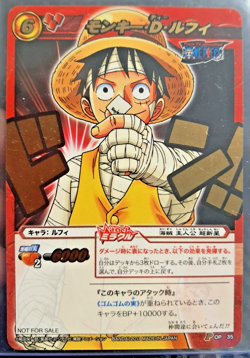 Monkey D. Luffy GOLD DON Miracle Battle ONE PIECE TOURNAMENT PARTICIPATION PRIZE - Image 1