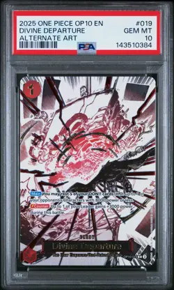 2025 One Piece OP10-019 Divine Departure Alternate Art | PSA GEM MINT 10 - Image 1