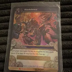 Blizzard Slashdance Drums of War Loot Card Instant Ability World of Warcraft TCG - Image 1