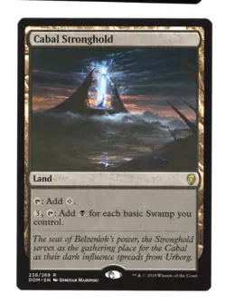 MTG magic cards 1x Cabal Stronghold Dominaria NM-Mint, English - Image 1