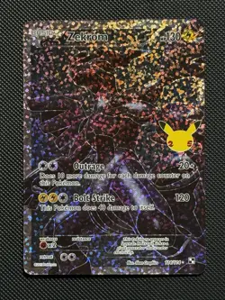 Pokemon Card Zekrom 114/114 Celebrations: Classic Collection Holo Pokemon TCG NM - Image 1