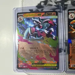 Mega Charizard X and Y EX Cards Holo English 029 & 030 Black Star Promo NM - Image 2