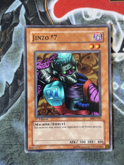 Yu-Gi-Oh Jinzo #7 MRD-035 1st Edition Common Card VLP Condition 1996 - Image 1