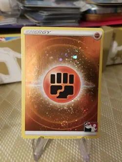 Cosmic Holo Fighting Energy Pokemon Prize Pack Series 3 Promo Pokemon Card NM/LP - Image 1