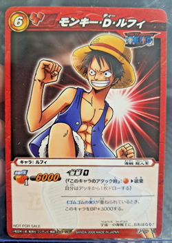 Monkey D. Luffy Miracle Battle ONE PIECE JUMP FEST TOURNAMENT PRIZE CARD - Image 1