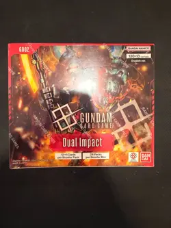 Gundam Card Game GD02 Dual Impact Booster Box Display - New & Factory Sealed - Image 1