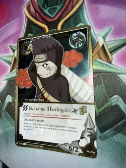 Bandai Kisame Hoshigaki Weapon Foil 1st Ed 2007SP Naruto CCG Card 1025 6/2 - Image 1