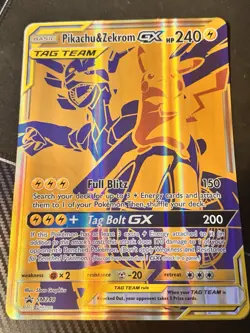 Pikachu & Zekrom GX SM248 Jumbo Cards Holo - Image 1