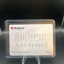 MTG Dancer's Chakrams Art Series 24/53 Final Fantasy Collectible Card Gold Stamp - Image 2
